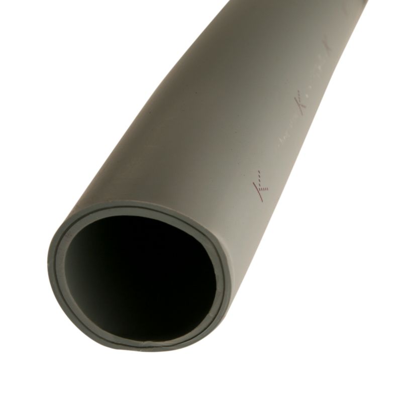 Polyplumb Barrier Pipe PB322B Grey Dia 22mm x L 3m