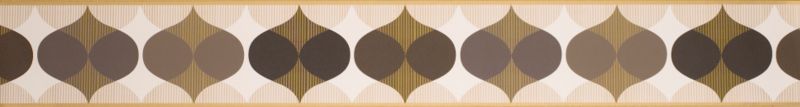 Holden Peel and Stick Self Adhesive Border ChocolateCream 5m