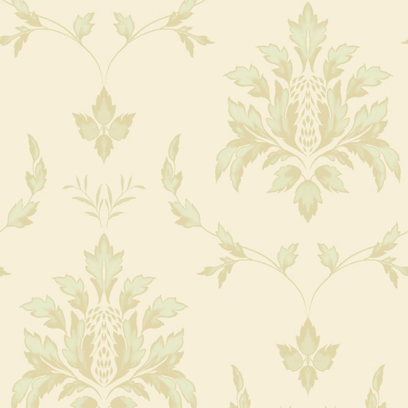 Opus Vinyl Olivia Wallcovering Pale Green 10m