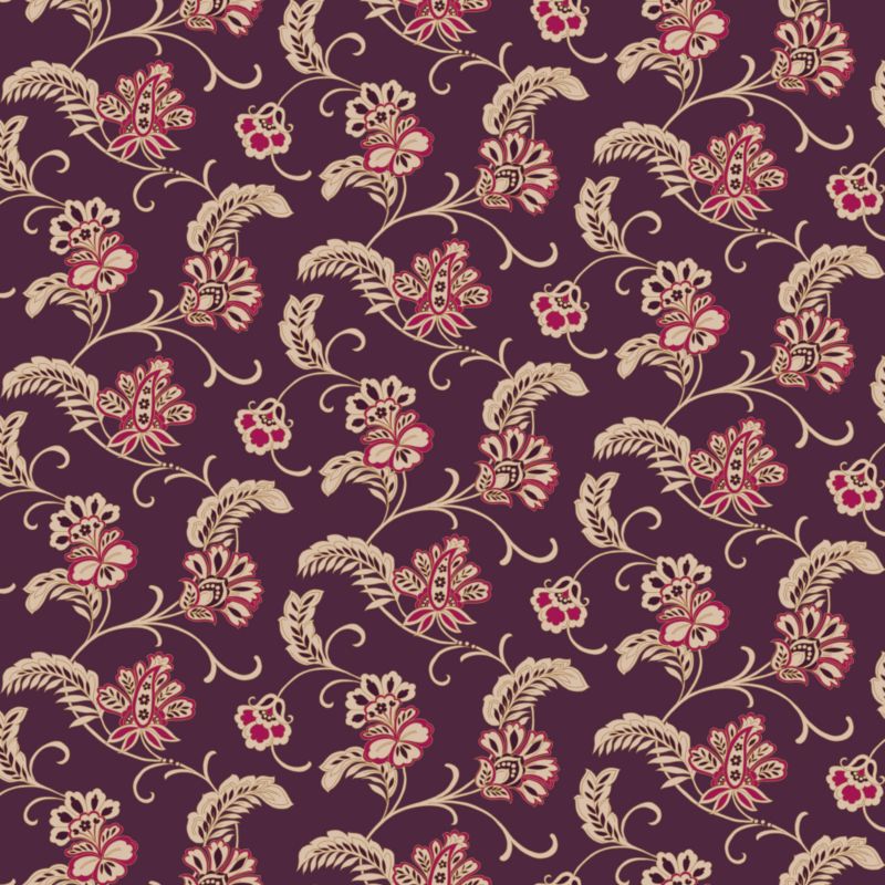 Statement Wallpaper Plum (L)10m