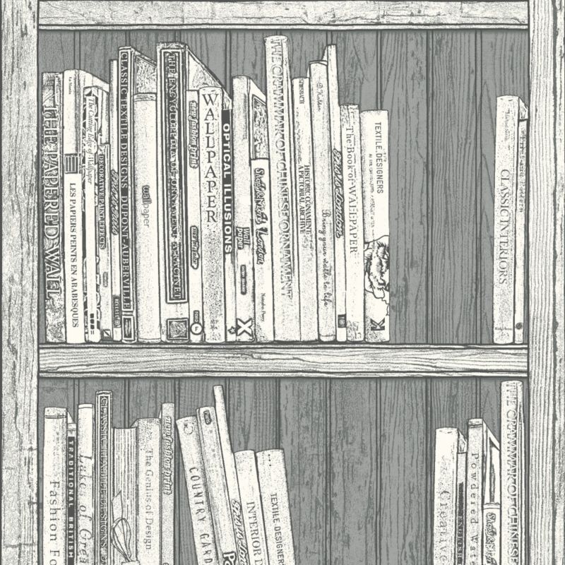 Bookcase Wallpaper