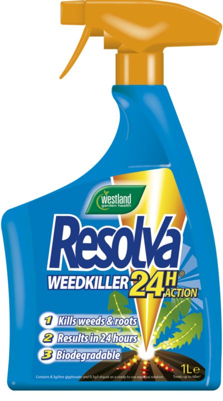 Westland Resolva 24H RTU 1L Weedkiller Re241L BlueOrange