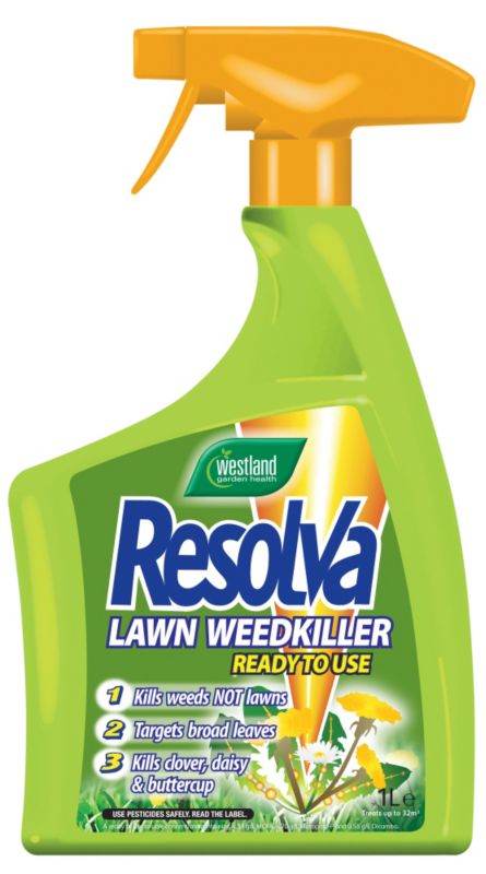Westland Resolva Lawn Weed Killer Rtu 1L