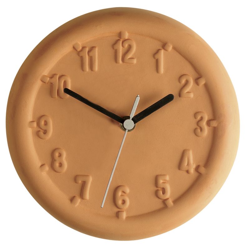 Gardman 8quot Terracotta Clock