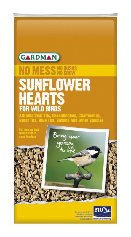 1kg Bag Sunflower Hearts