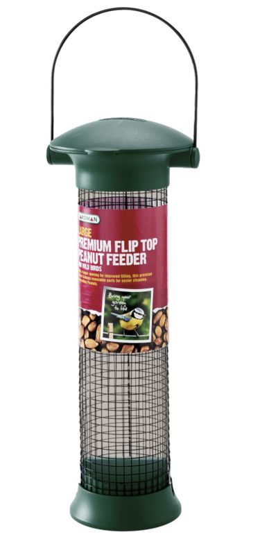 Large Premium Flip Top Nut Feeder