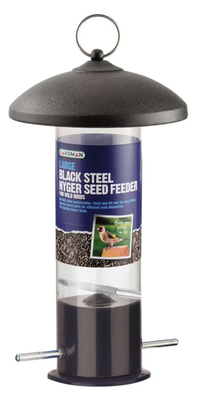 Large Steel Nyger Seed Feeder