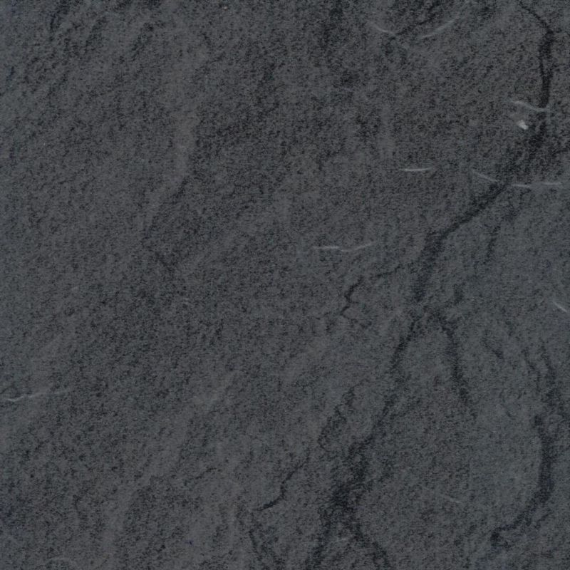 Unbranded Laminate Extra Thick Worktop Black Velvet Textured Effect (W)3000 x (D)600 x (H)50mm