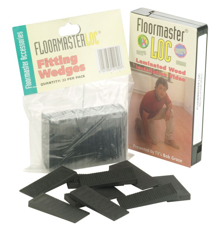 Floormaster Wedges Black 22 Pack (T) 7mm