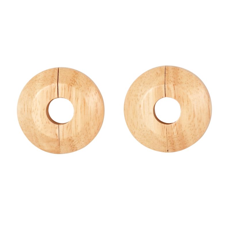 Floormaster Radiator Pipe Cover Beech Effect Pack of 2