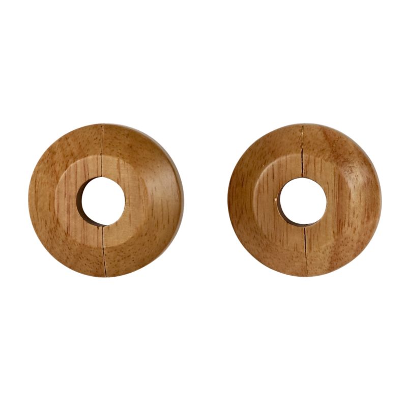 Floormaster Radiator Pipe Cover Antique Oiled Oak Effect Pack of 2