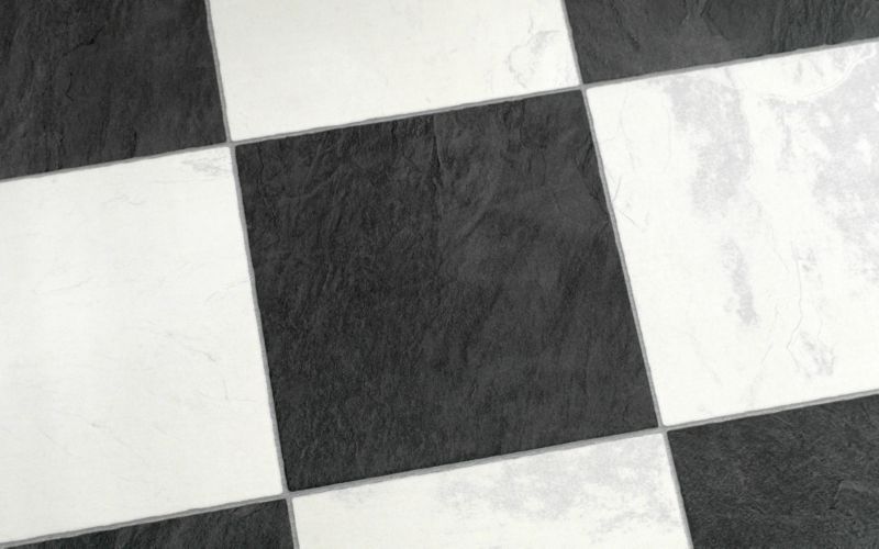Black and White Chequer Effect