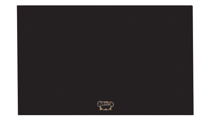 Rangemaster Classic Splashback BlackChrome