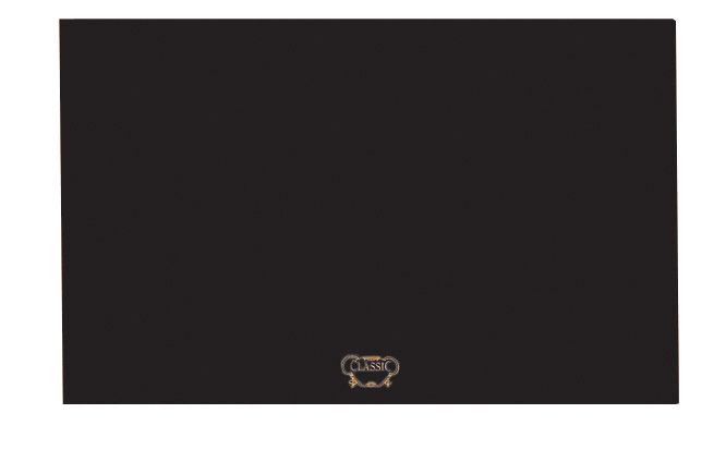 Rangemaster Classic Splashback BlackChrome 110cm