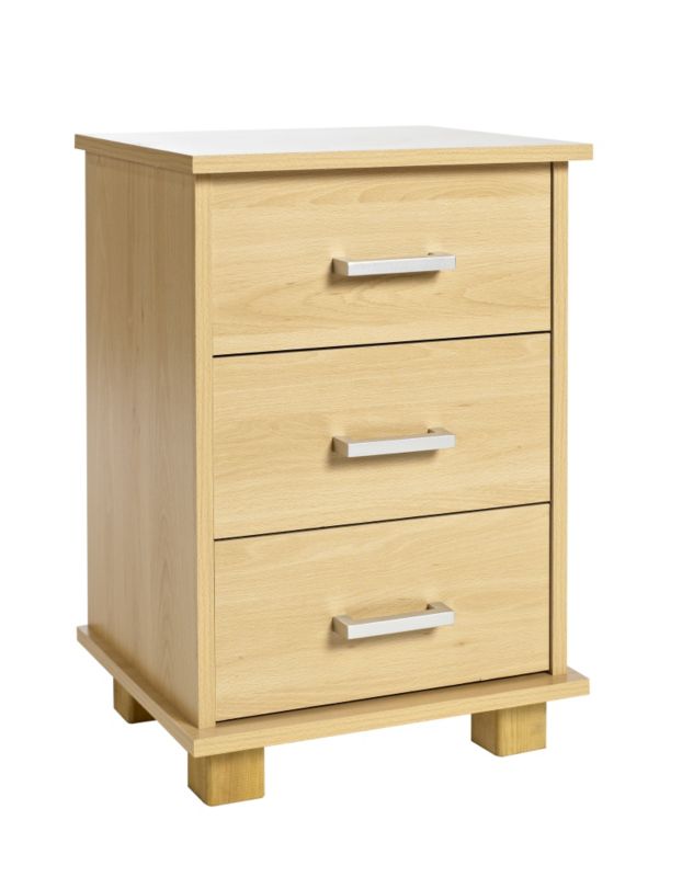 Glastonbury Beech Effect 3 Drawer Chest