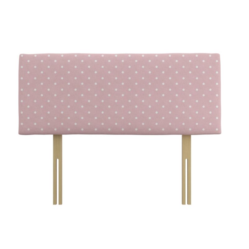 Pumpkin Headboard Dotty Pink