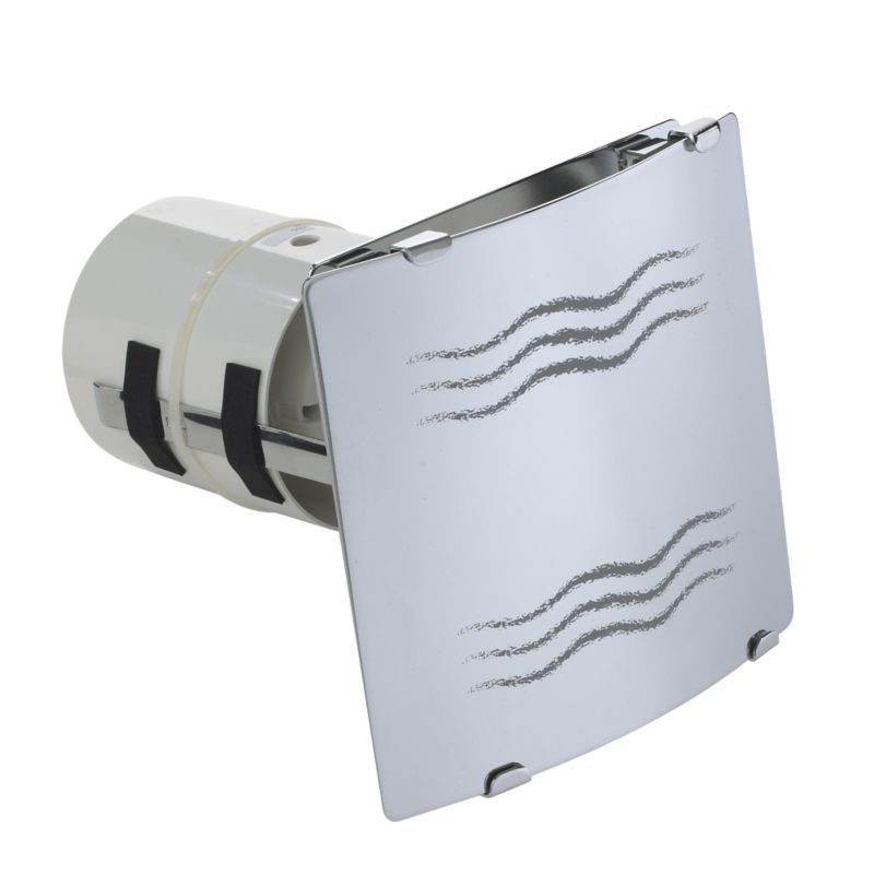 Greenwood Affresco Decorative Wall Fan D100TC Chrome Effect