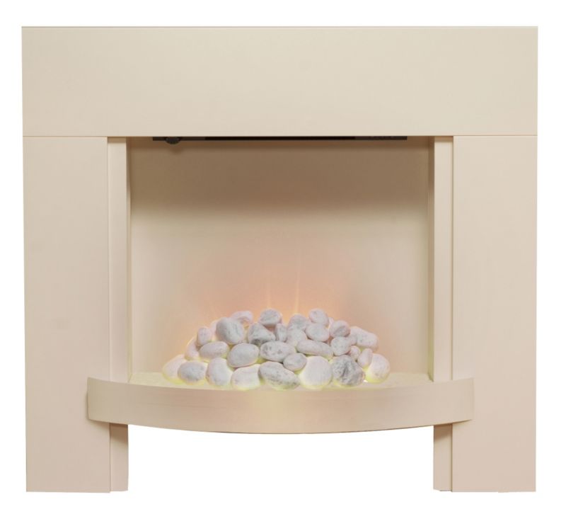 Sorano Limera Stone Finish Electric Fireplace