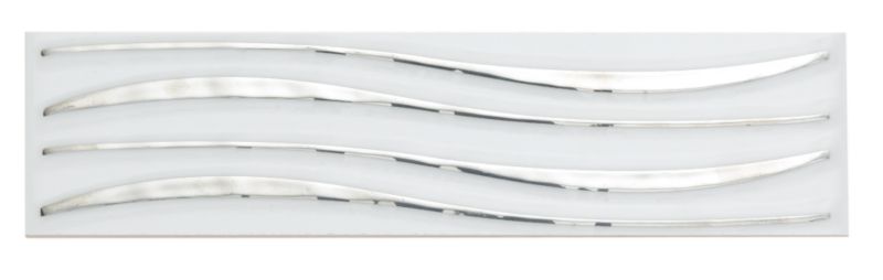 Tile Gallery Cara Border Tile Metallic W50 x L200 x T6mm
