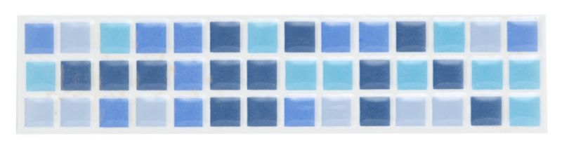 Tile Gallery Mini Mosaic Border Tile Multi (W)45 x (L)200 x (T)6mm