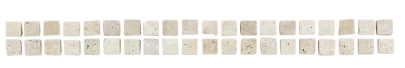 Tile Gallery Mosaic Border Tile Travertine W23 x L254 x T10mm