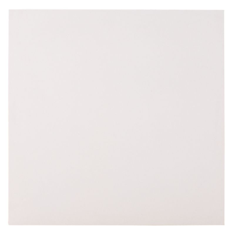 Polished Porcelain Wall & Floor Tile White (W)400 x (L)400mm Pack of 6