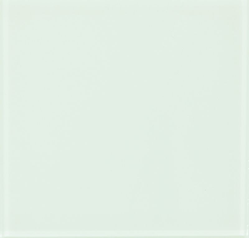 Tile Gallery Ice Glass Plain D&eacute;cor Tile White (w)100 X (l)100 X (t)6mm