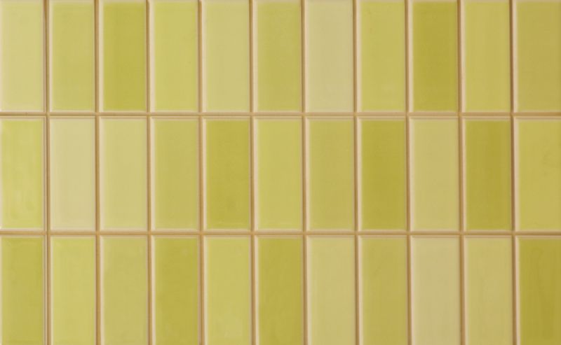 Mosaico Gloss Wall Tile Green (W)330 x (L)200mm Pack of 15