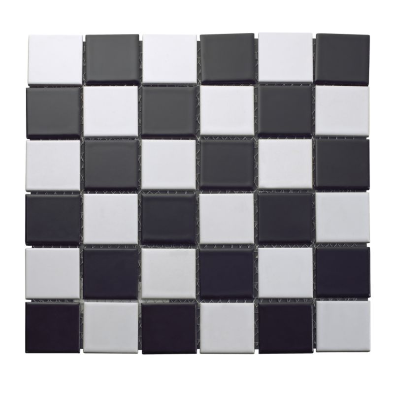 Ceramic Mosaic Tile Multi (W)320 x (L)320 x (T)9mm Pack Of 4