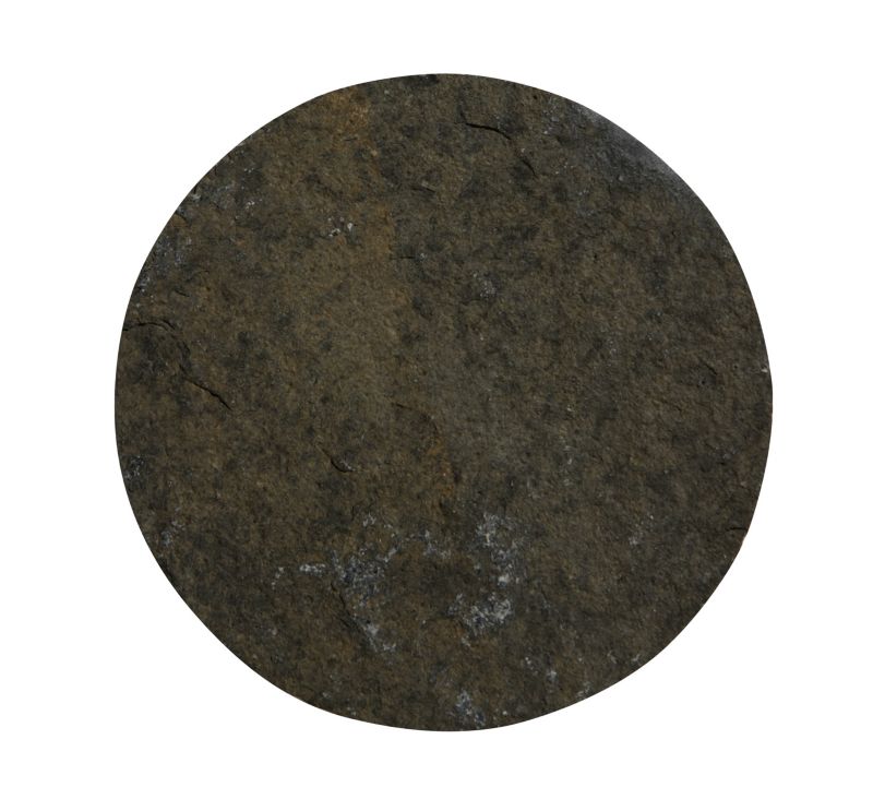 Black Limestone Circle Taco 90x90mm