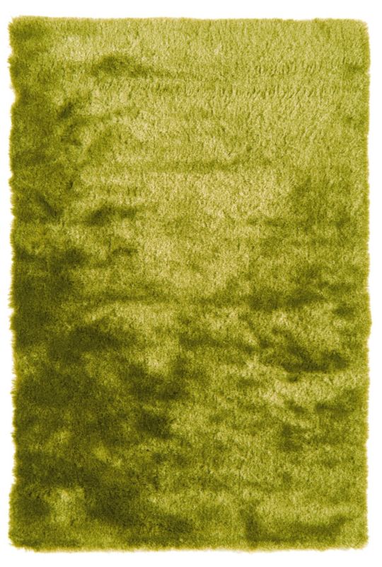 Smooth Shaggy Rug Green (W)120 x (L)160cm