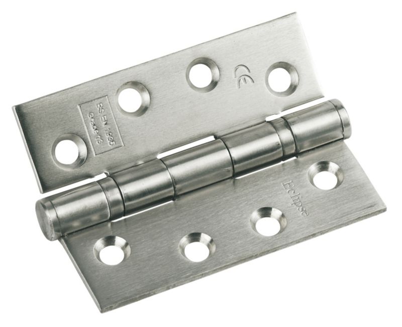 Fire Door Hinge Grade 13 102 x 76mm Pack of 3