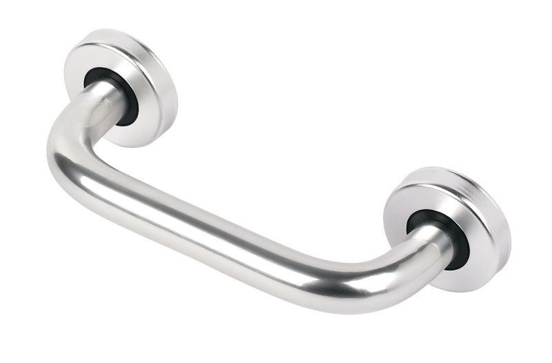 Office D Pull Handle Concealed Fix Aluminium 150mm Pack of 2