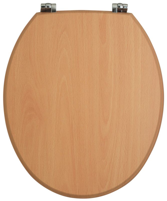 Unbranded Toilet Seat Beech Effect