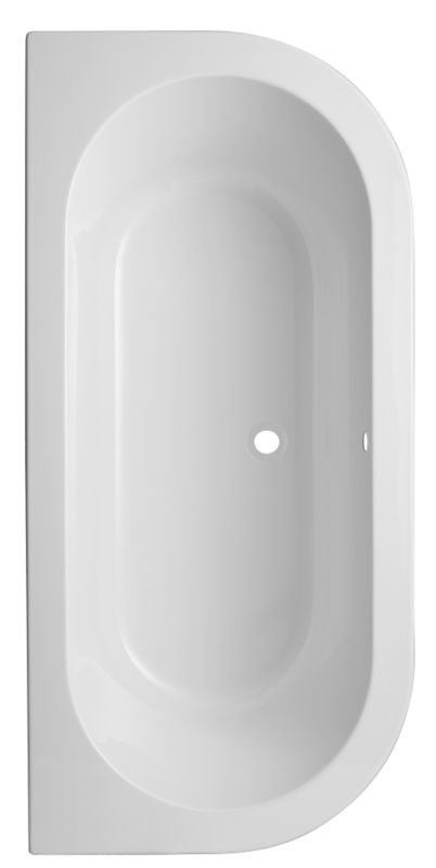 BandQ Select Curve Bath White (L)1700 x (W)800mm