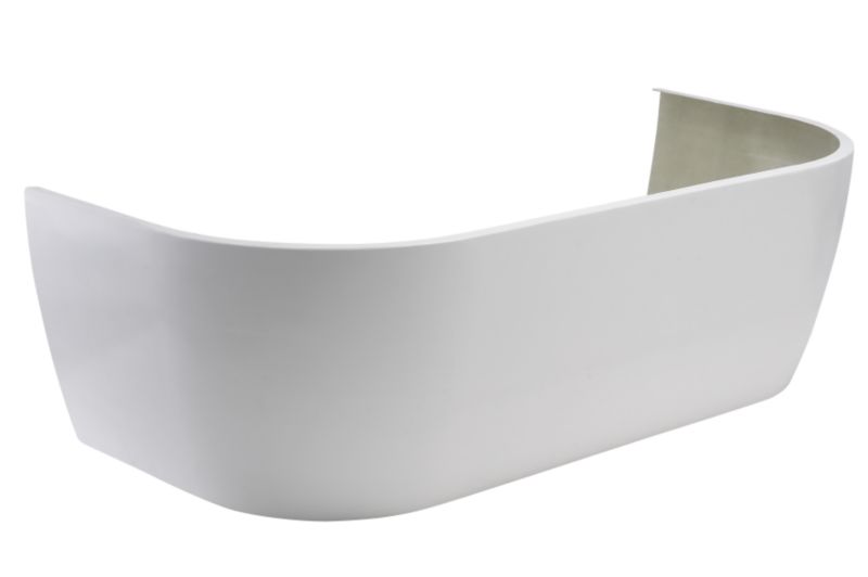 Curve Bath Panel White