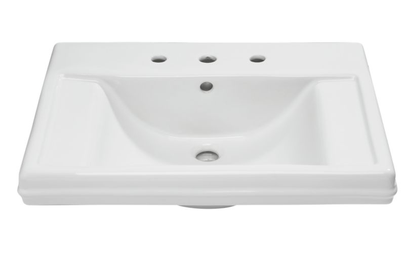 BandQ Select Winchester Basin White (H)840 x (W)660 x (D)480mm