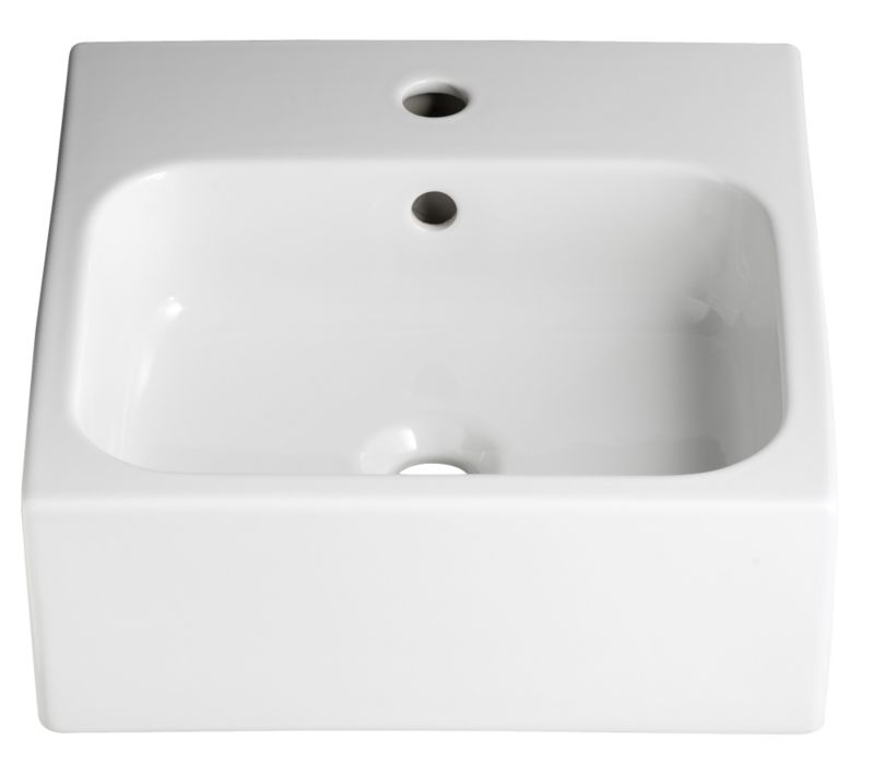 BandQ Select Tribeca Basin White (W)400 x (D)400mm