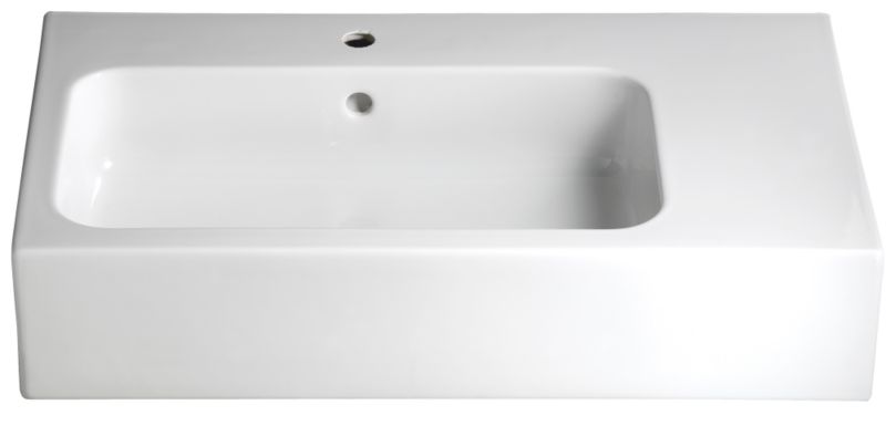 BandQ Select Tribeca Basin White (W)800 x (D)450mm