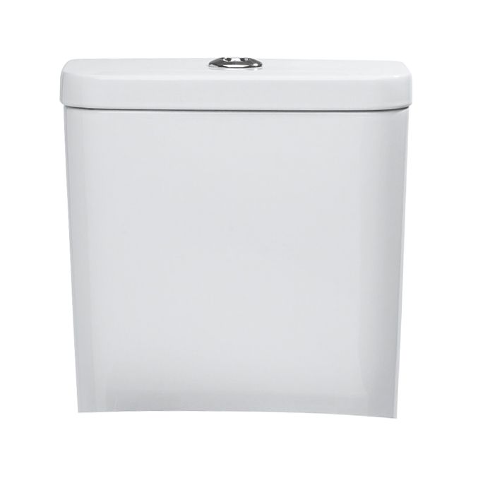 Curve Close-Coupled Cistern Including Fittings - White