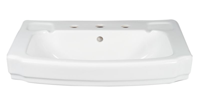 Gloucester 3 Tap Hole Basin White