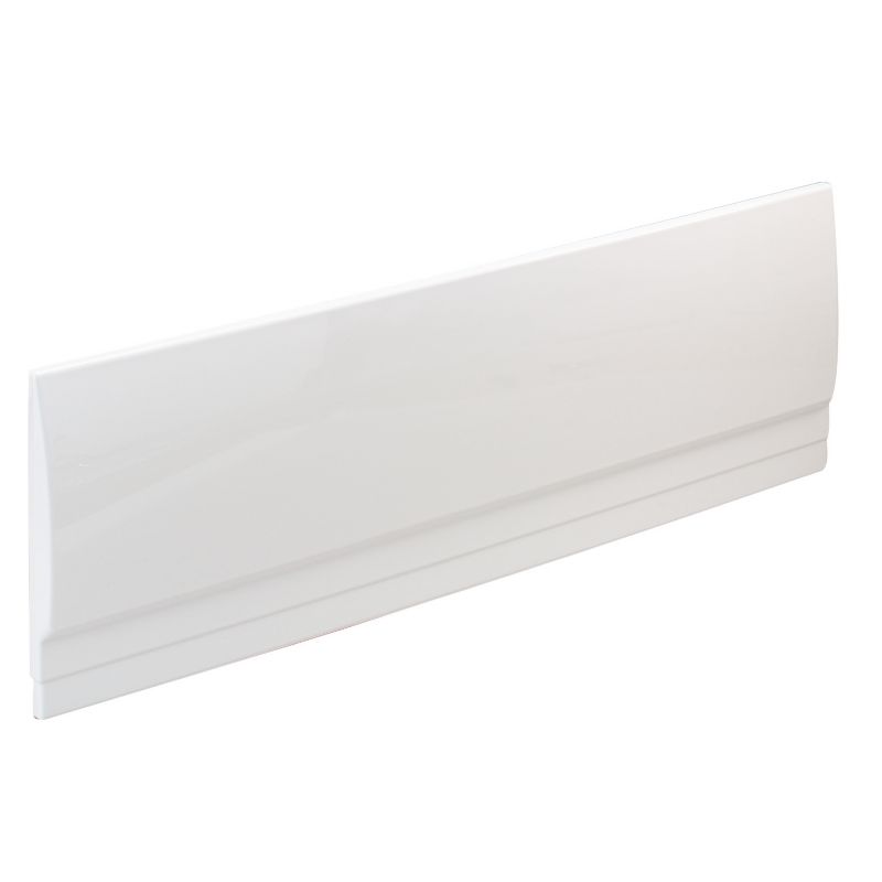 BandQ Mono Straight Bath Front Panel White