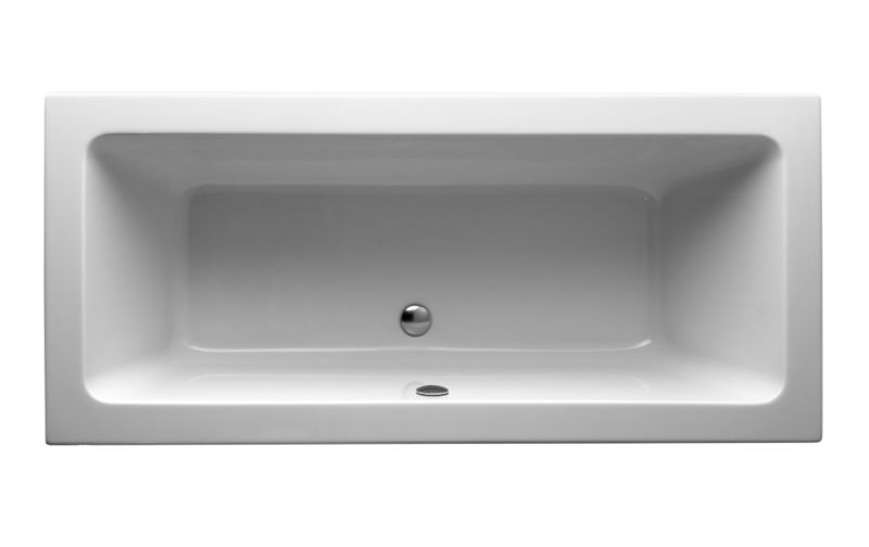 BandQ Select Small Tribeca Freestanding Bath White (L)1700 x (W)750mm