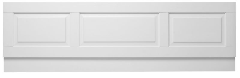 BandQ Gloucester Bath Front Panel White