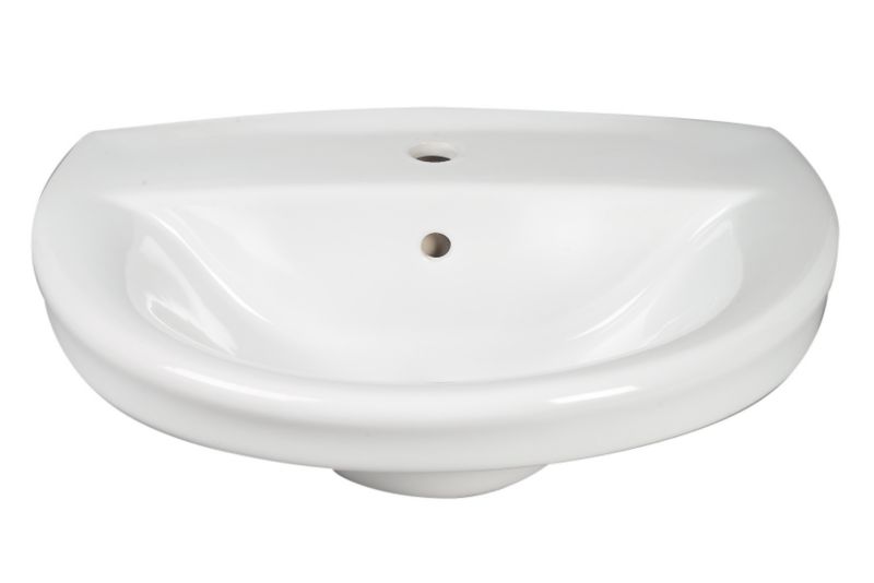 BandQ Porto Basin White (W)595 x (L)480mm