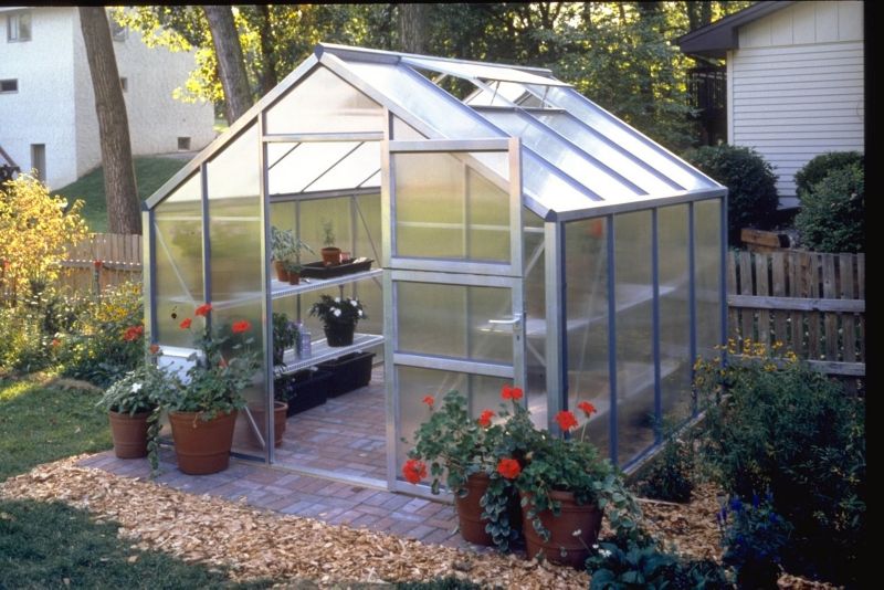 Save on this Model 9x10 - Premium Greenhouse - Aluminium Frame + Horticultural Glass + Base