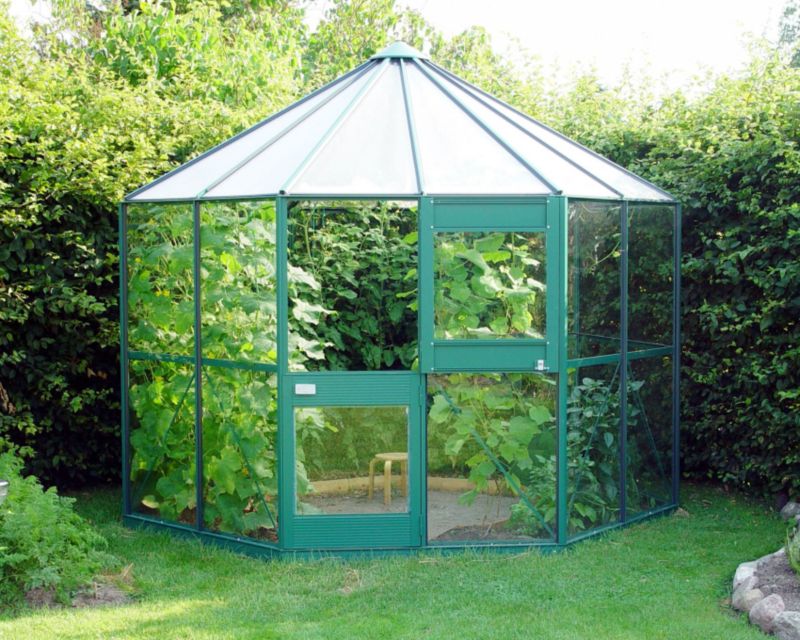 Eden Greenhouses Diamond Garden Room Green