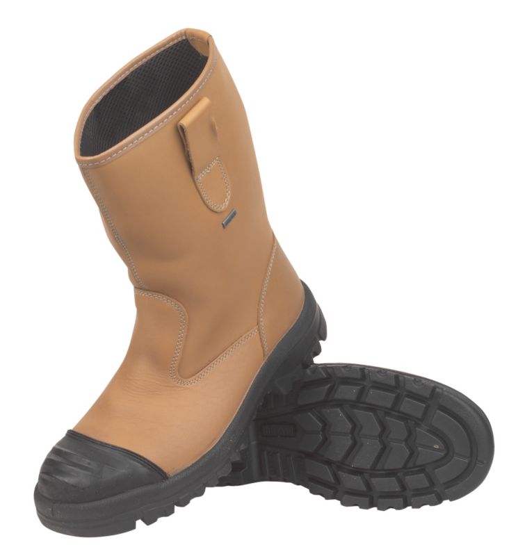 Goliath Tan Waterproof Rigger Boots
