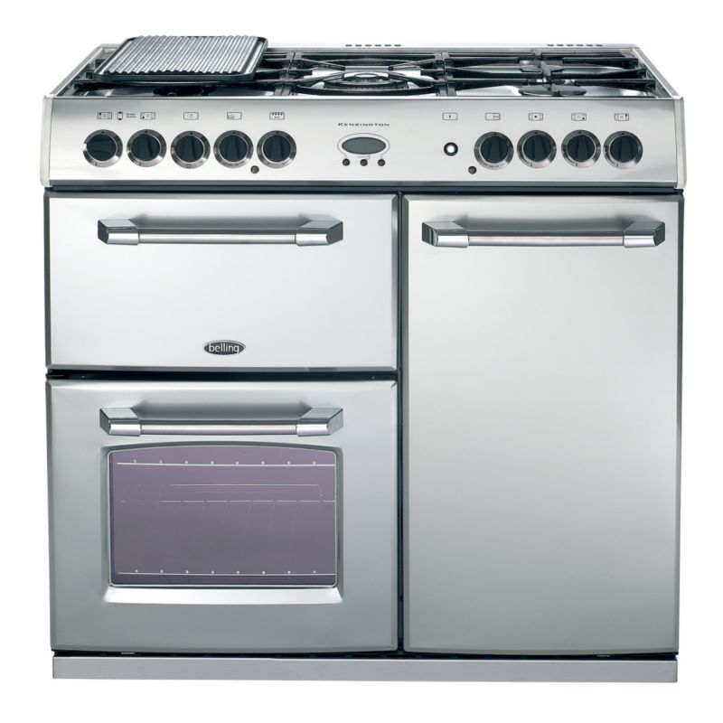 Save on this Belling Kensington Cooker 90DF Black/Chrome Effect