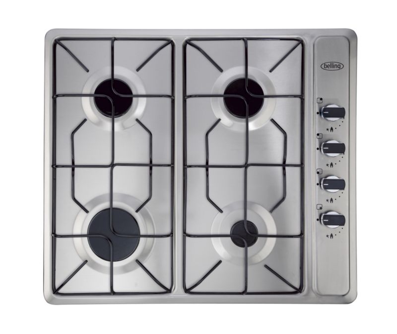 Belling 4 Burner Gas Hob GHU60GE Stainless Steel